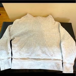 Lululemon hooded crop sweatshirt.